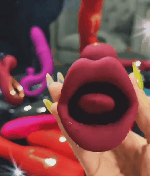 GIF_mouth vibrator licking tongue vibrator Best licking mouth vibrator Adult luxury