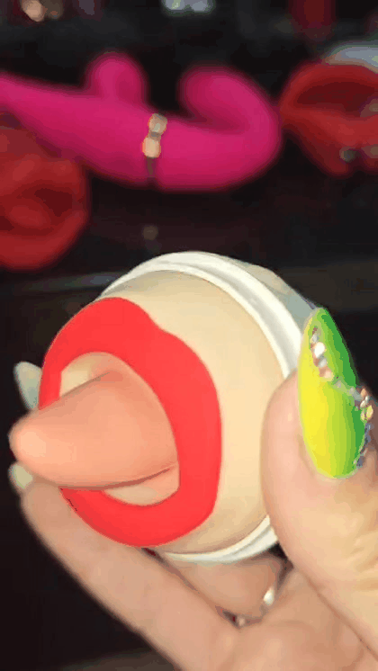 GIF_tongue vibrator sex toy Tongue licking vibrator sex toy